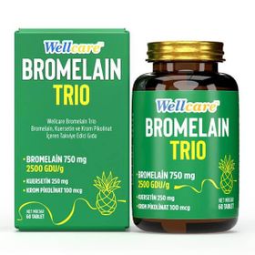 Wellcare Bromelain Trio 60 Tablet