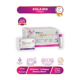 Wellcare Collagen Beauty Boost Karpuz-Nane Aromalı Likit 30 Tüp 30 Kapsül