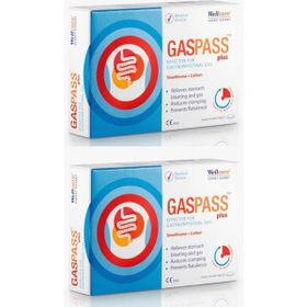 Wellcare Gaspass Plus Simethicone Carbon 2x20 Tablet