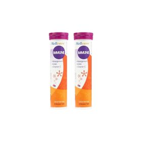 Wellcare Immune Afrika Sardunyası Vitamin C Çinko 2x15 Efervesan Tablet