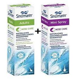 Wellcare Sinomarin Adults Yetişkinler İçin Deniz Suyu 125 ml + 100 ml Sinomarin Çocuklar İçin Deniz Suyu Spreyi