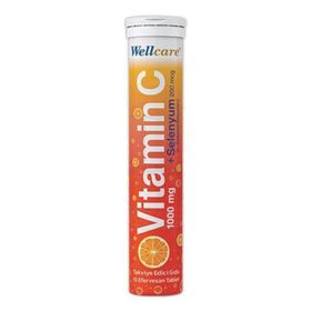 Wellcare Vitamin C Selenyum 15 Efervesan Tablet