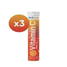 Wellcare Vitamin C Selenyum 15 Efervesan Tablet