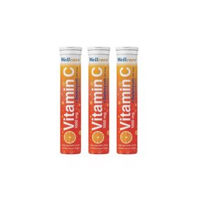Wellcare Vitamin C Selenyum 3x15 Efervesan Tablet