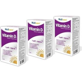 Wellcare Vitamin D3 1000 IU 5 ml Sprey