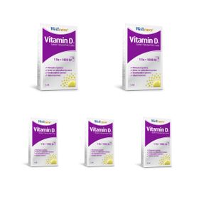 Wellcare Vitamin D3 1000 IU 5x5 ml Sprey