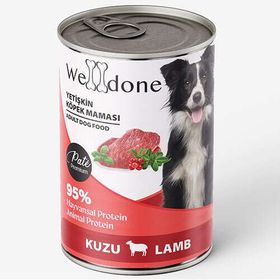 Welldone Kuzu Etli Pate 415 gr Yetişkin Köpek Konservesi