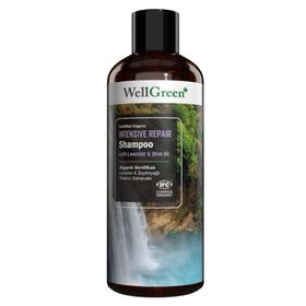 WellGreen Sertifikalı Lavanta Zeytinyağlı Onarıcı 400 ml Organik Şampuanı