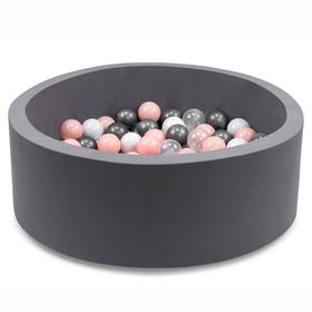 WellGro Bubble Pops Gri Top Havuzu Gri/Beyaz/Seffaf/Pembe Top