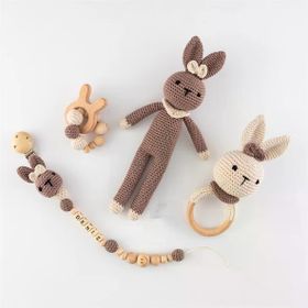 WellGro Cuddly Amigurumis Kahverengi Oyuncak
