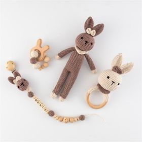 WellGro Cuddly Amigurumis Kahverengi Oyuncak