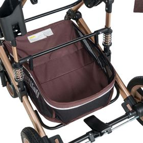 Wellgro Golden Horn Q3 Çift Yönlü 25 Kg Kapasiteli Travel Sistem Bebek Arabası Gold