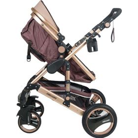 Wellgro Golden Horn Q3 Çift Yönlü 25 Kg Kapasiteli Travel Sistem Bebek Arabası Gold