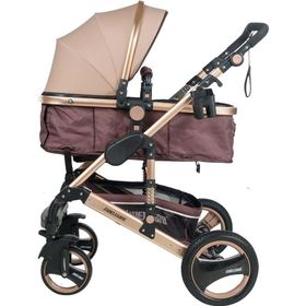 Wellgro Golden Horn Q3 Çift Yönlü 25 Kg Kapasiteli Travel Sistem Bebek Arabası Gold