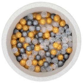 WellGro Gri / Gold / Şeffaf Toplu Sünger Top Havuzu
