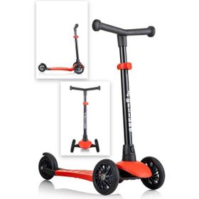 WellGro Turbo 3 Tekerli Yükseklik Ayarlı Kırmızı Scooter