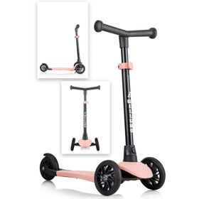 WellGro Turbo 3 Tekerli Yükseklik Ayarlı Pembe Scooter