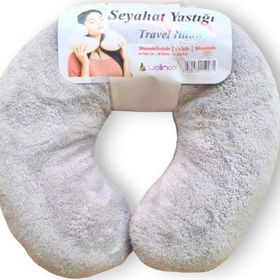 Wellmop Seyahat Gri Boyun Yastığı