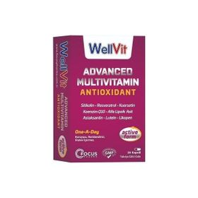 Wellvit Advanced Multivitamin Antioxidant 30 Kapsül