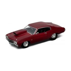Welly 12537 1:18 ölçekli 1970 Chevrolet Chevelle Pro Street Model Araba