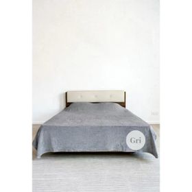 Welsoft 200x220 cm Çift Kişilik Gri Battaniye