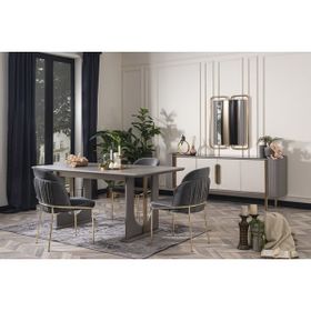 Weltew Home Florya Gri Oda Yemek Takımı