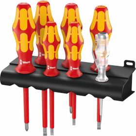 Wera 05006147001 Kırmızı Sarı 7 Parça 160 i Askılı Tornavida Seti