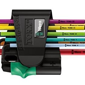 Wera 05024335001 967/9 Torx Bo Renkli 1 lt Anahtar Seti