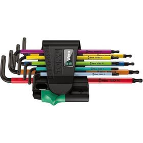 Wera 05024335001 967/9 Torx Bo Renkli 1 lt Anahtar Seti