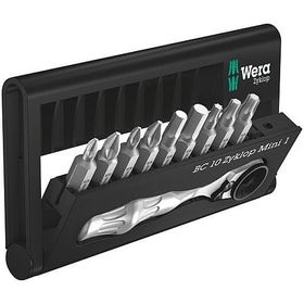 Wera 05073645001 Bit Check BC / BR 9 ve Cırcır Kolu 10 Parça Tornavida Matkap Ucu