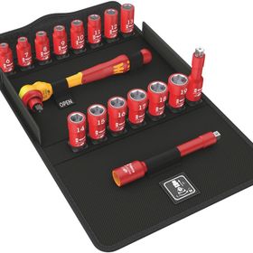 Wera 8100 SB 3/8" VDE 1 Zyklop Cırcır İzoleli Lokma Set