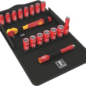 Wera 8100 SB 3/8" VDE 1 Zyklop Cırcır İzoleli Lokma Set