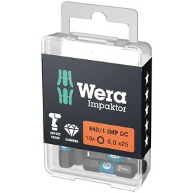 Wera 840-1 İmpaktor DC Hex-Plus Alyan 4x25 mm Bits