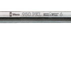 Wera 950 3,0 mm PKL Hex-Plus Krom Topbaş Alyan