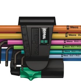 Wera 950-9 SPKL SM N Renkli Topbaş Alyan Set