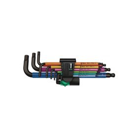 Wera 950-9 SPKL SM N Renkli Topbaş Alyan Set