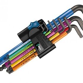 Wera 950-9 SPKL SM N Renkli Topbaş Alyan Set