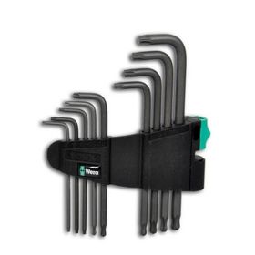 Wera Torx TX8-TX40 967 PKL9 Allen Takımı