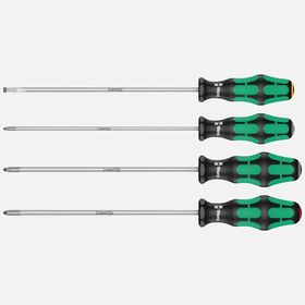 Wera Uzun 335/350/355/4 Kraftform 200 mm Plus Tornavida Set