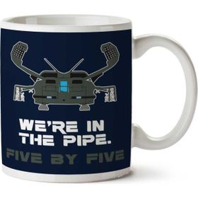 Were in the Pipe Five By Five Aliens Baskılı Kupa