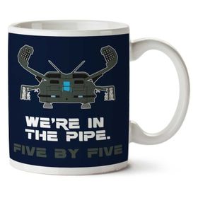 Were in the Pipe Five By Five Aliens Baskılı Kupa