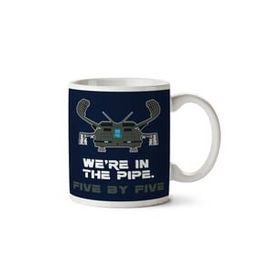 Were in the Pipe Five By Five Aliens Baskılı Kupa