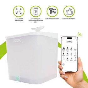 Wero 2.2 lt Beyaz WiFi UV Otomatik Akıllı Kedi Köpek Su Pınarı