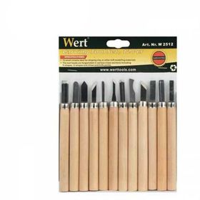 Wert 2512 12 Parça Ahşap Oyma Bıçak Seti