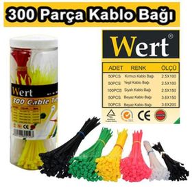 Wert W2430 300 Parça Kablo Bağı Seti