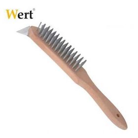 Wert W2771 Ahşap Saplı Tel Fırça