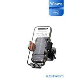 Wesdar K-503C Siyah Manyetik Araç İçi Telefon Tutucu