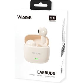 Wesdar TWS601 Bej Bluetooth Kulaklık