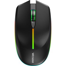 Wesdar X536 Siyah Şarjlı Sessiz Optik Kablosuz Oyuncu Mouse