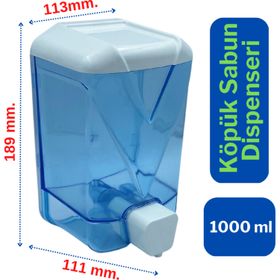 Wespa 1000 ml Plastik Şeffaf Köpük Sabun Dispenseri